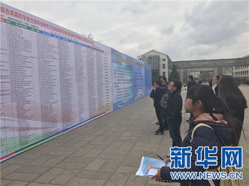 云南省综合类高校毕业生双选会在beat365官方网站举行